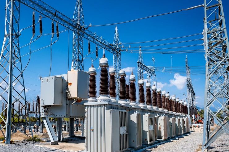 high-voltage-transformer-electric-substation-clear-blue-sky_1070019-2932